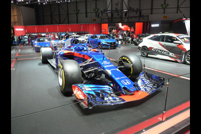 Honda powered Red Bull and Toro Rosso Formula One 